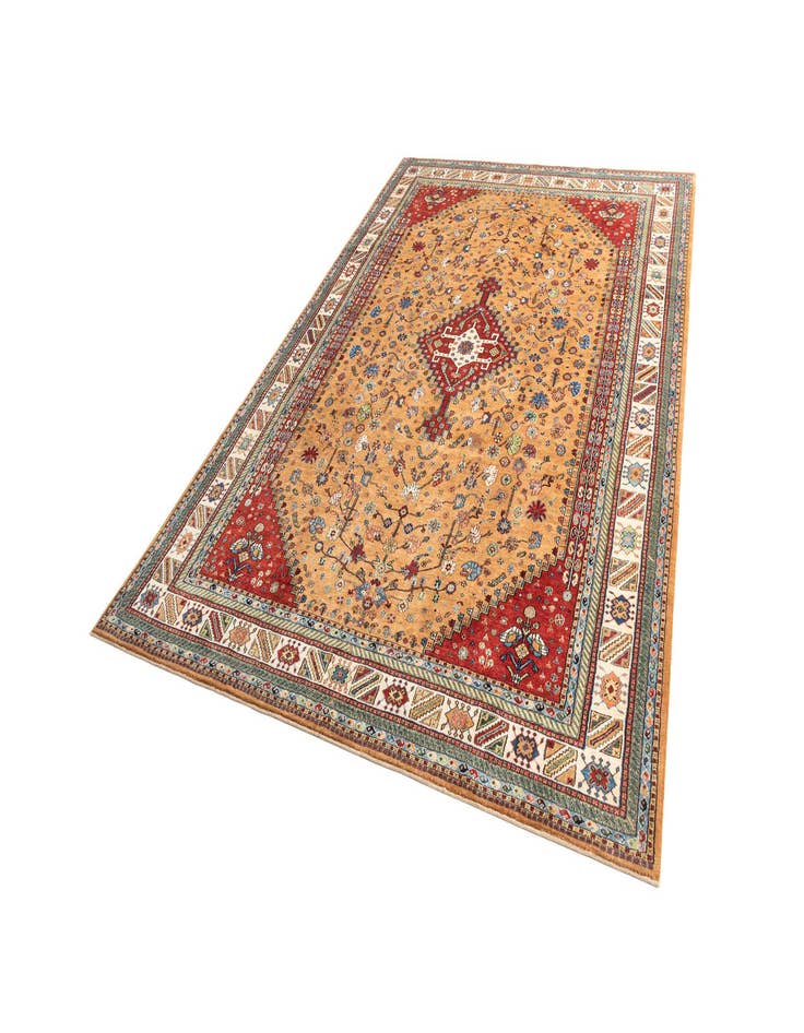 Detail image of  8' 4 x 12' 1  Hand Knotted Luribaft Rug