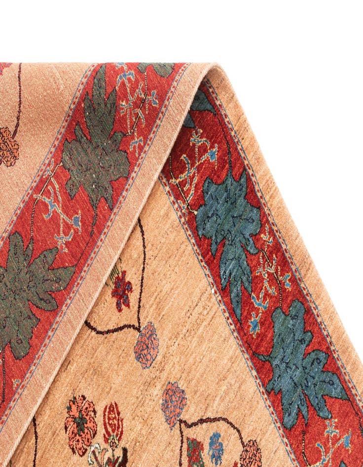 Detail image of  8' 3 x 10' 9  Hand Knotted Luribaft Rug