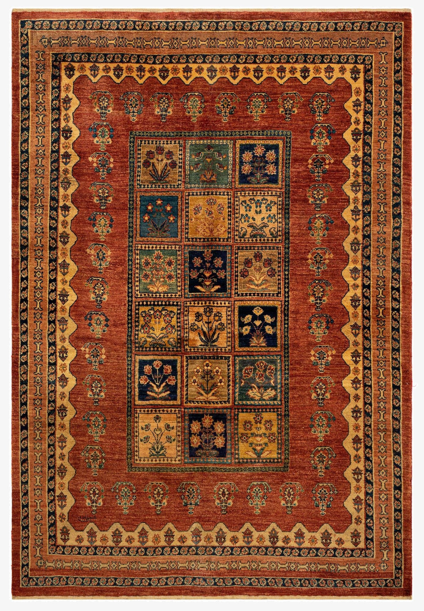  5' 3 x 7' 7 Luribaft Wool Rug