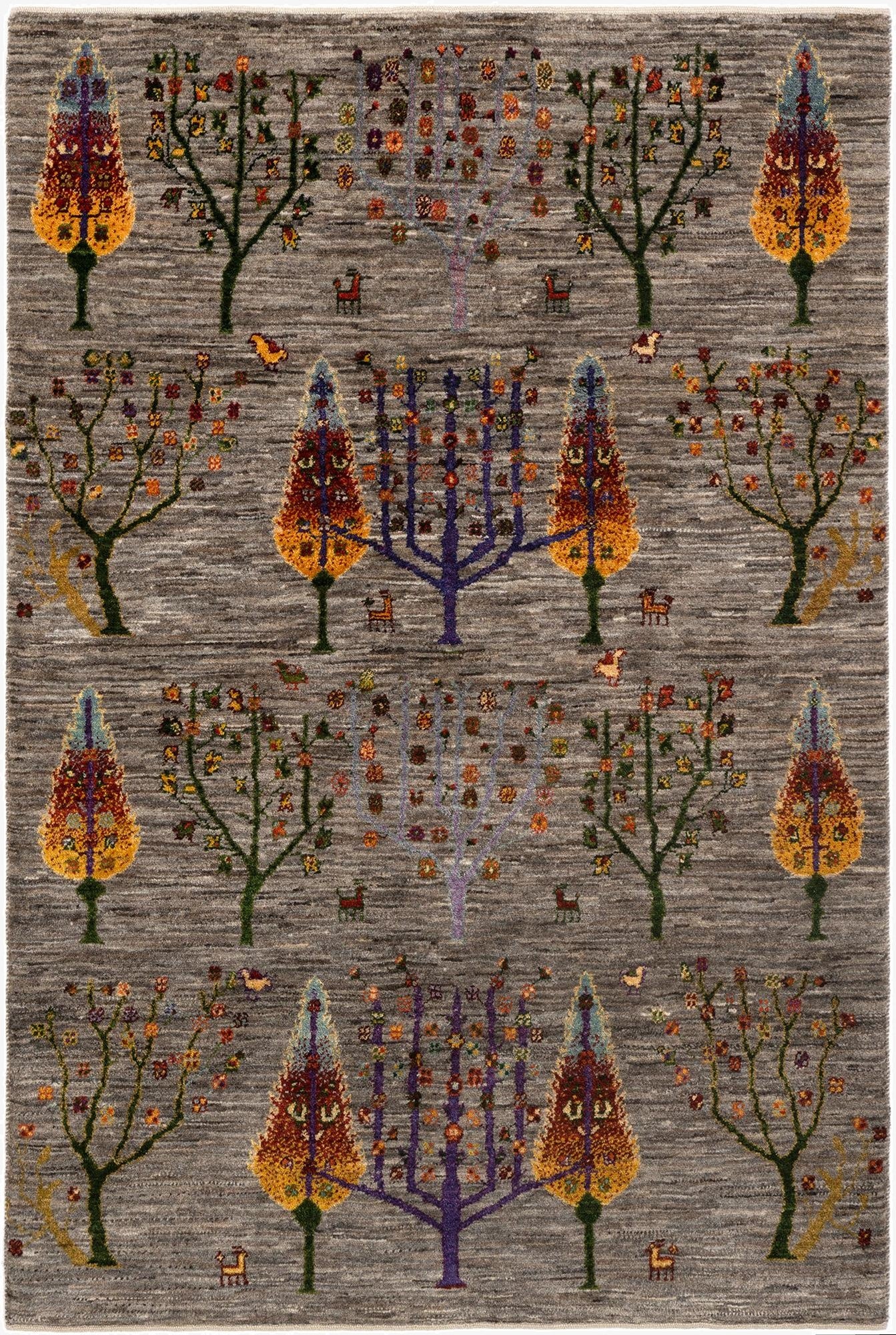  4' x 6' Luribaft Wool Rug