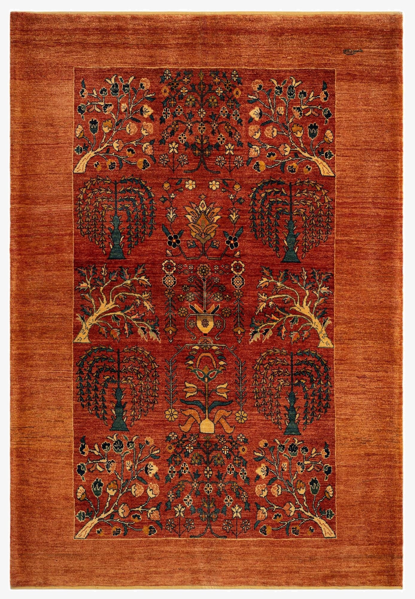  5' 7 x 8' 2 Luribaft Wool Rug