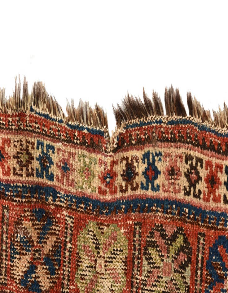 Detail image of  4' 3 x 6' 1  Hand Knotted Malayer Persian Wool Rug