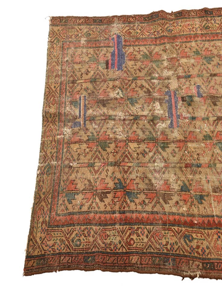 Detail image of  3' 4 x 6'  Hand Knotted Malayer Persian Wool Rug