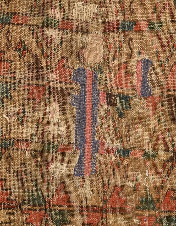 Detail image of  3' 4 x 6'  Hand Knotted Malayer Persian Wool Rug