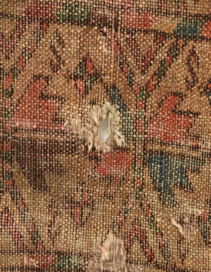 Detail image of  3' 4 x 6'  Hand Knotted Malayer Persian Wool Rug