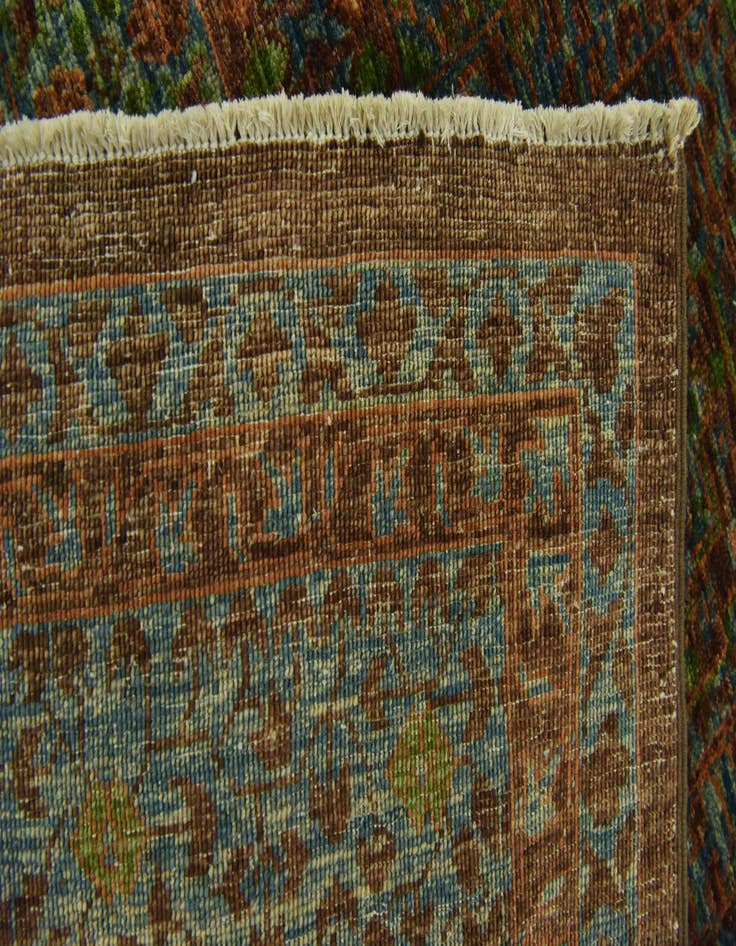 Detail image of  6' 11 x 9' 7  Hand Knotted Mamluk Ziegler Rug