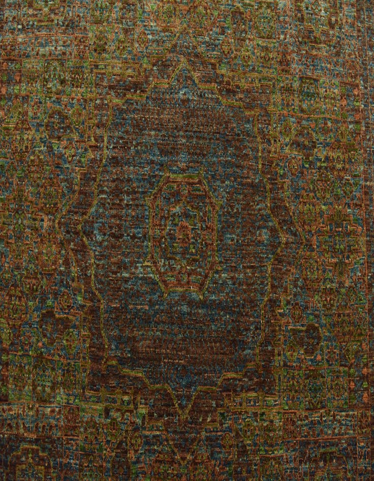 Detail image of  6' 11 x 9' 7  Hand Knotted Mamluk Ziegler Rug