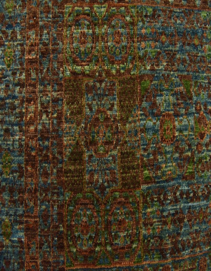 Detail image of  6' 11 x 9' 7  Hand Knotted Mamluk Ziegler Rug