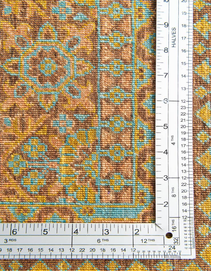 Detail image of  7' 9 x 11' 4  Hand Knotted Mamluk Ziegler Oriental Rug