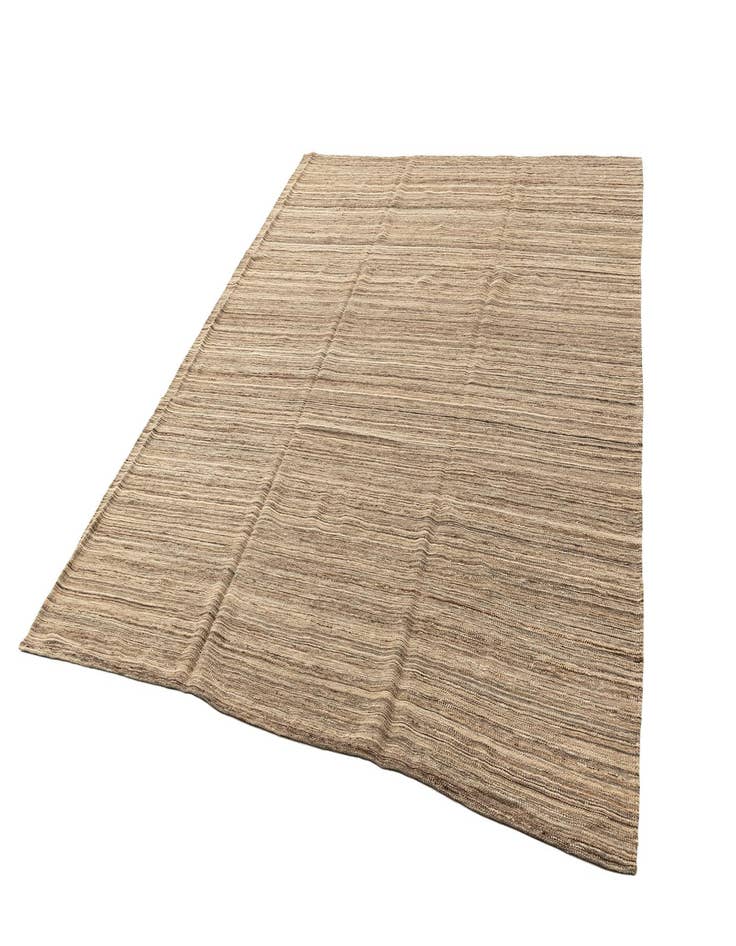 Detail image of  8' x 10'  Hand Knotted Marok Kilim Rug