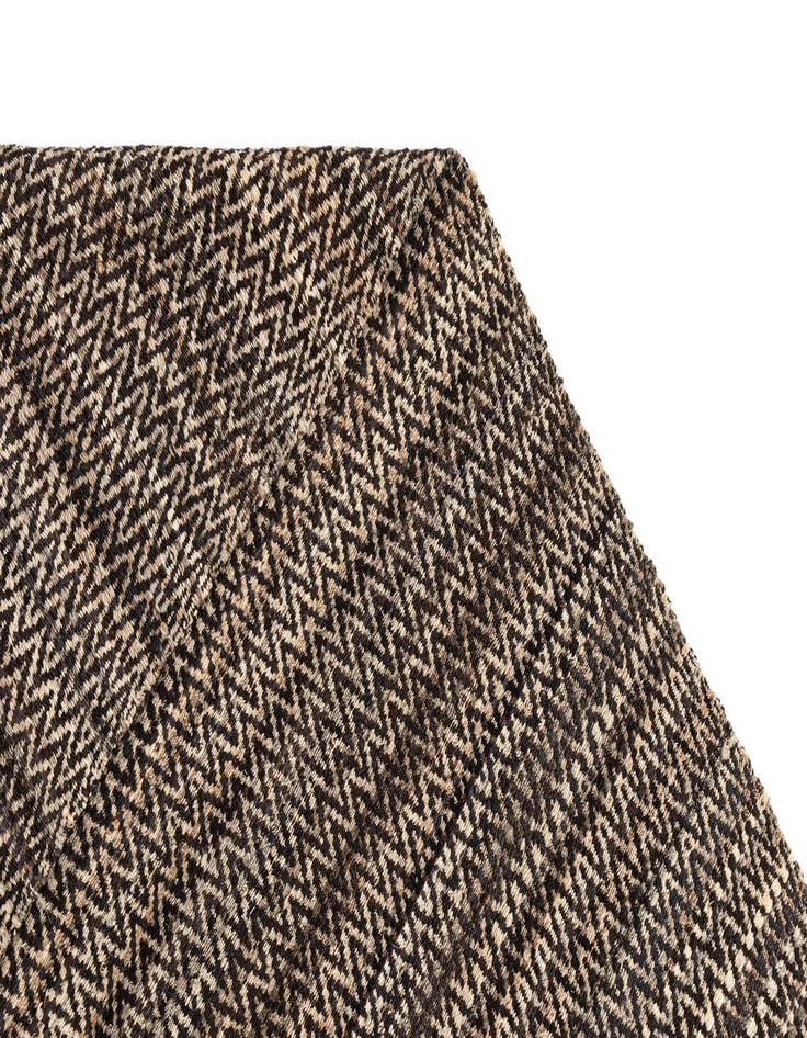 Detail image of  8' 11 x 12'  Hand Knotted Marok Kilim Rug