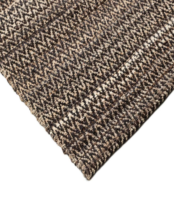 Detail image of  8' 11 x 12'  Hand Knotted Marok Kilim Rug