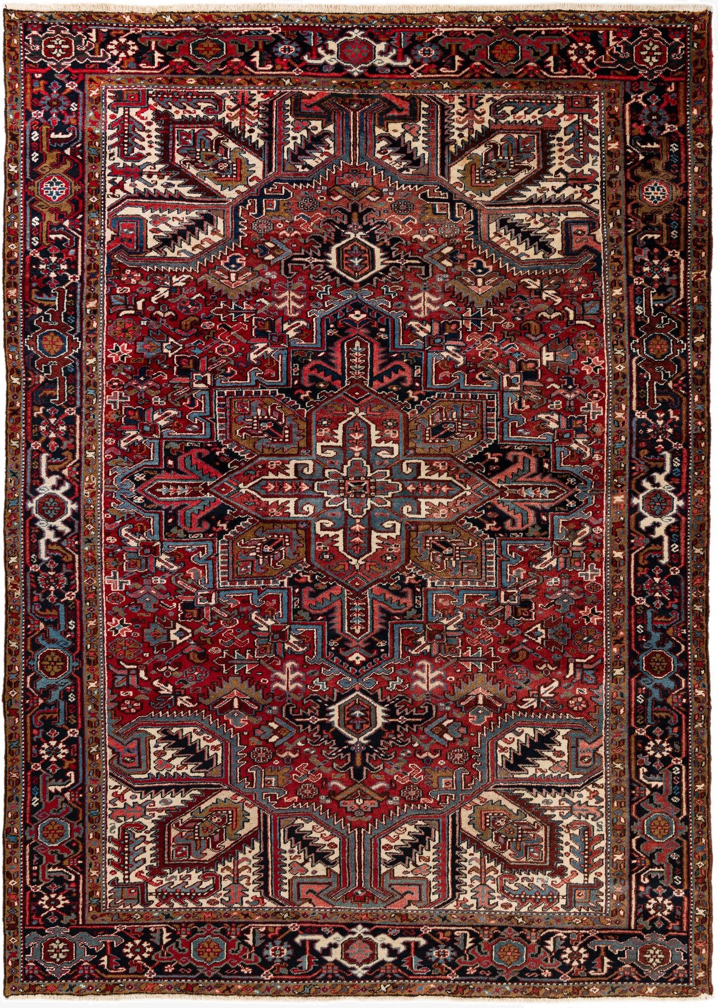  8' 2 x 11' 4  Hand Knotted Mehraban Persian Wool Rug