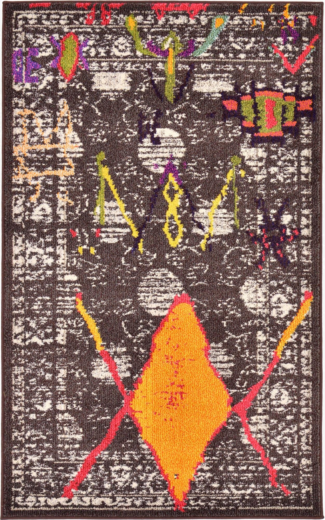  3' 3 x 5' 3  Washable Mesa Rug