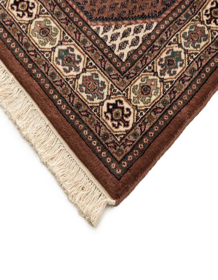 Detail image of  4' x 5' 8  Hand Knotted Mir Wool Rug