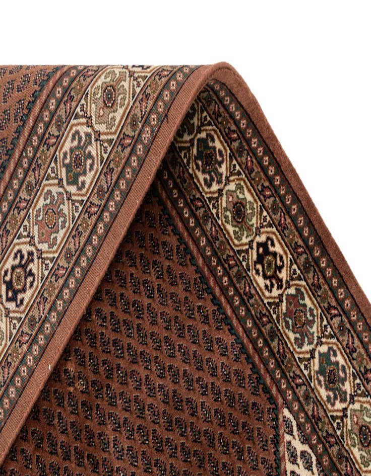 Detail image of  4' x 5' 8  Hand Knotted Mir Wool Rug