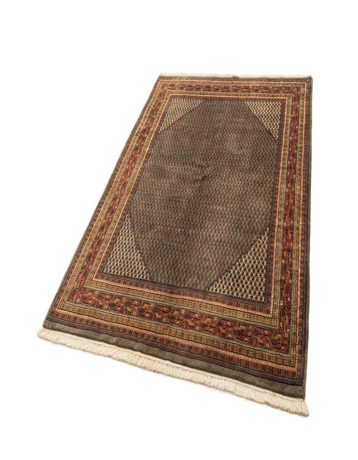 Detail image of  5' 9 x 7' 8  Hand Knotted Mir Oriental Wool Rug