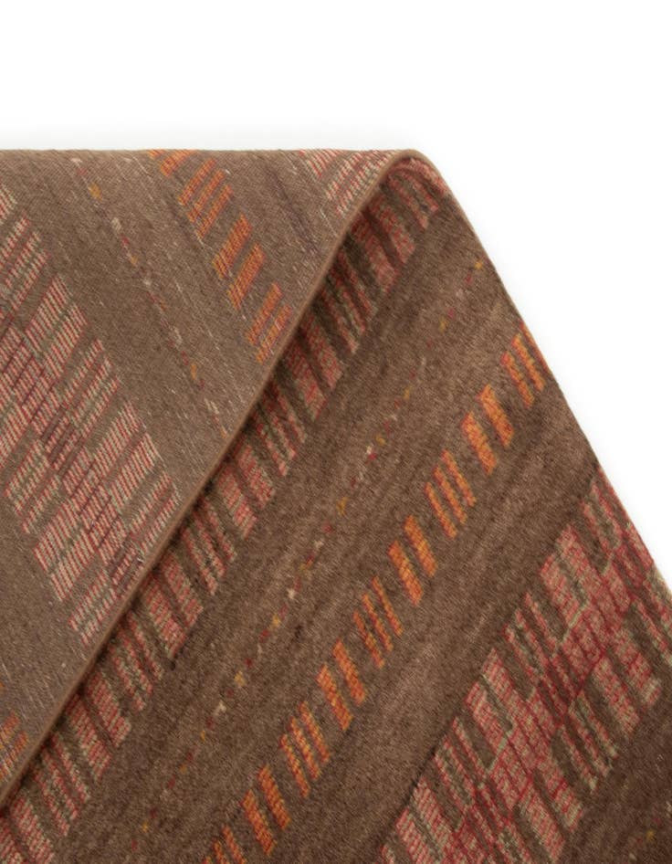 Detail image of  8' 3 x 9' 4  Hand Knotted Modern Manshu Wool Rug