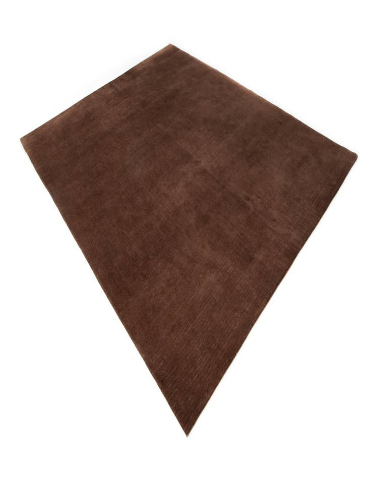 Detail image of  8' 1 x 9' 8 Modern Manshu Wool Rug