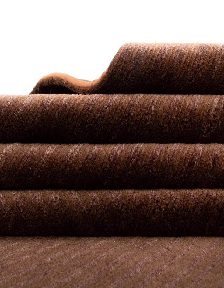 Detail image of  8' 1 x 9' 8 Modern Manshu Wool Rug