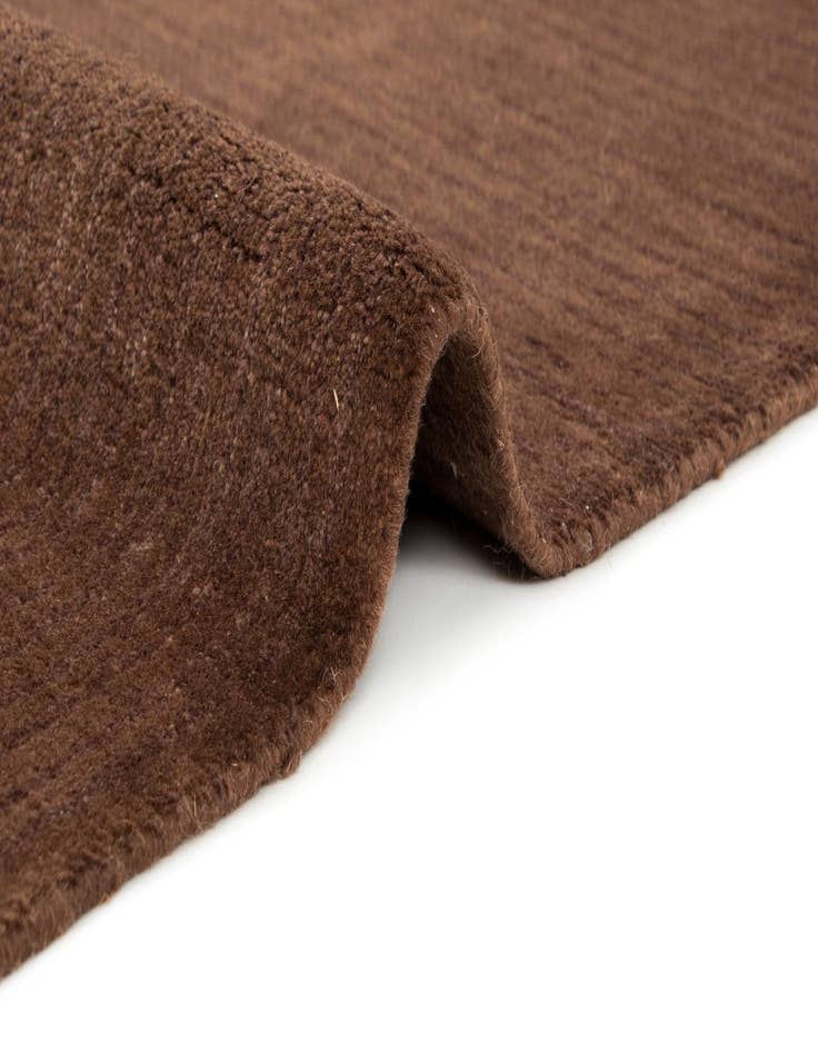 Detail image of  8' 1 x 9' 8 Modern Manshu Wool Rug