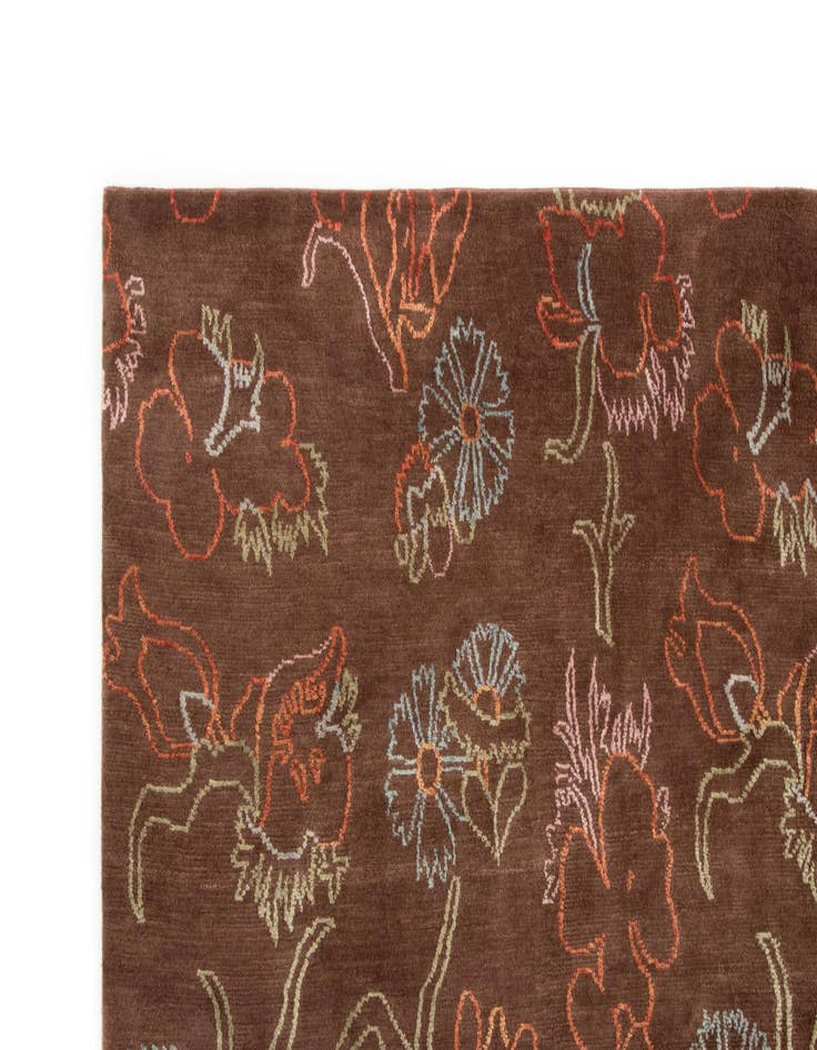 Detail image of  7' 4 x 9' 10  Hand Knotted Modern Nehmo Rug