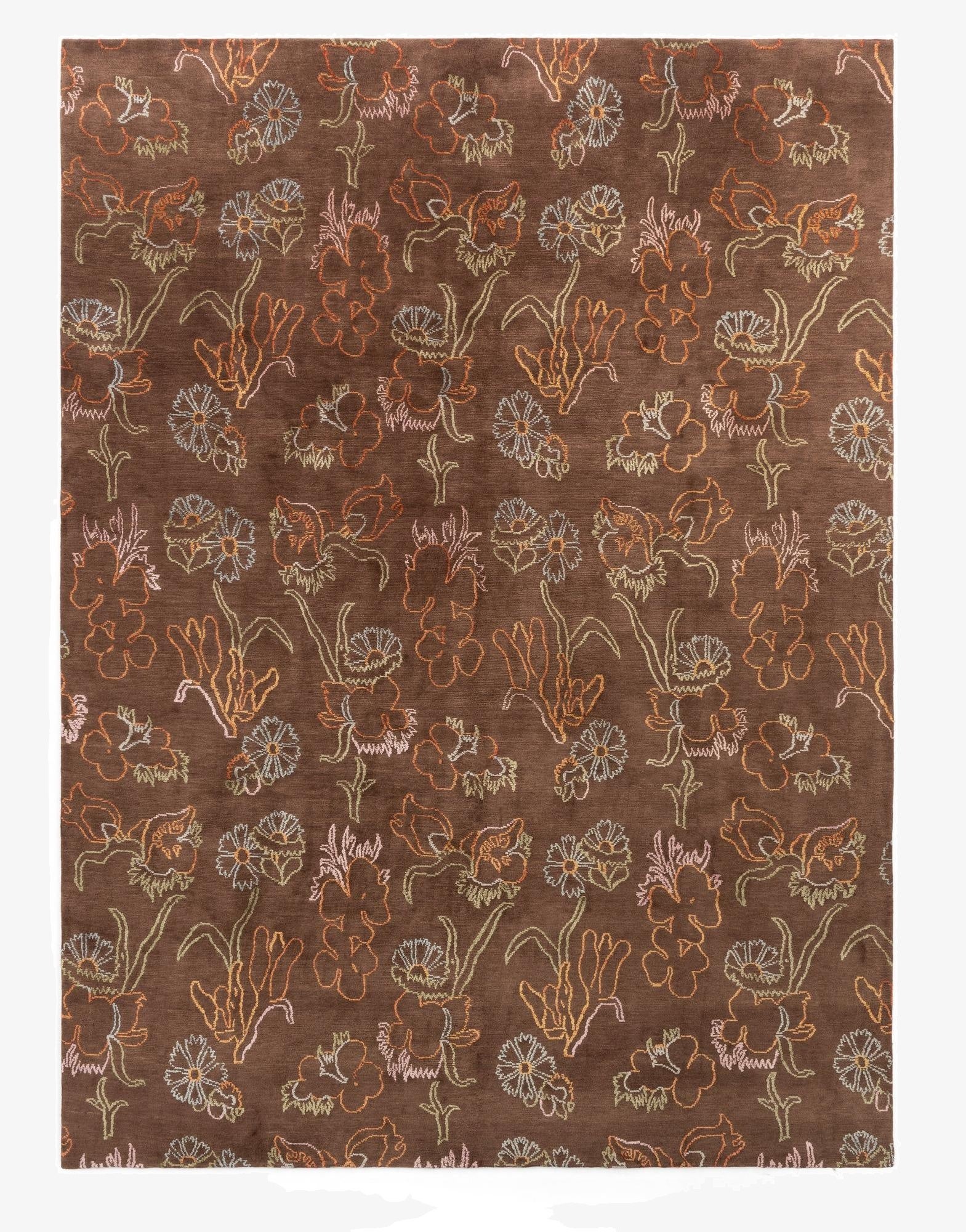  7' 4 x 9' 10  Hand Knotted Modern Nehmo Rug