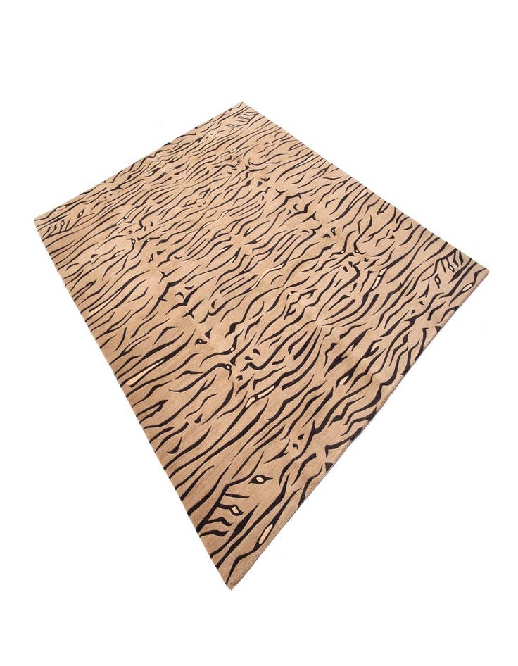 Detail image of  8' 2 x 9' 10  Hand Knotted Modern Roots Rug