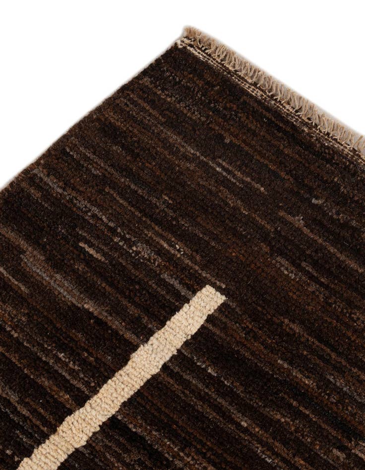 Detail image of  5' 9 x 7' 9  Hand Knotted Modern Ziegler Wool Rug