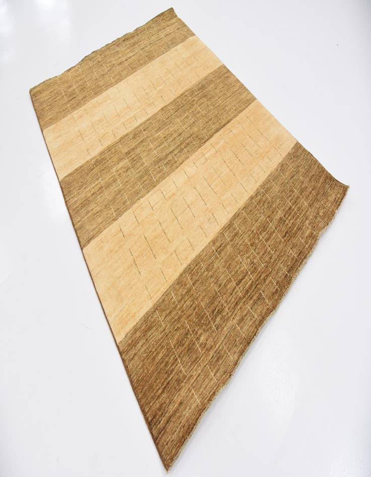 Detail image of  4' 11 x 6' 6  Hand Knotted Modern Ziegler Oriental Rug