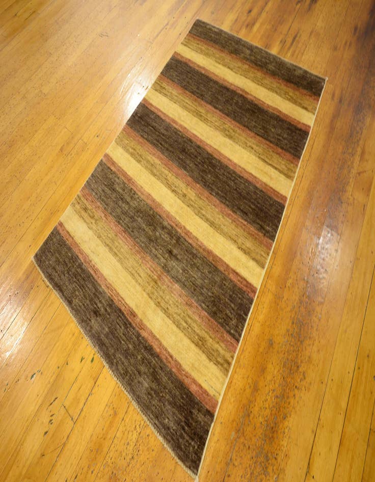 Detail image of  3' 11 x 5' 9  Hand Knotted Modern Ziegler Oriental Rug