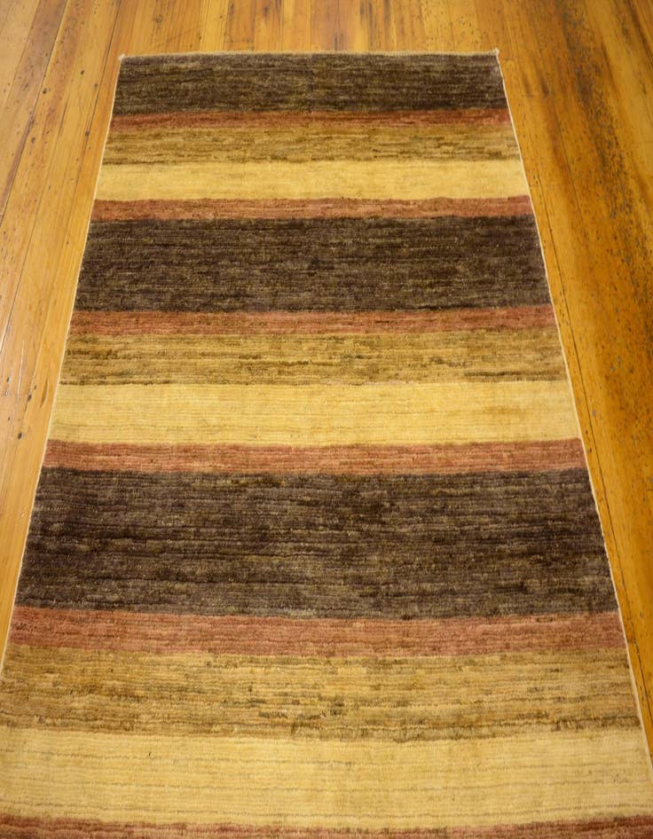 Detail image of  3' 11 x 5' 9  Hand Knotted Modern Ziegler Oriental Rug