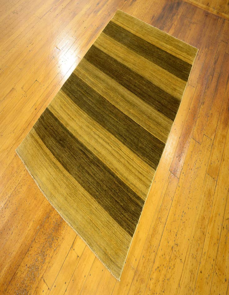 Detail image of  3' 11 x 5' 10  Hand Knotted Modern Ziegler Oriental Rug