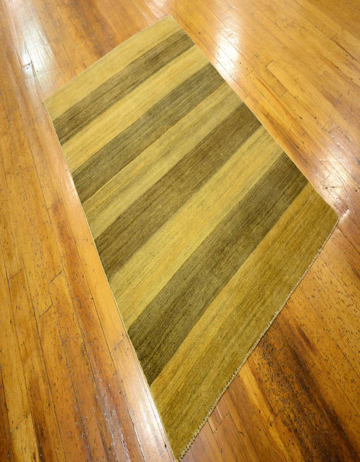 Detail image of  3' 11 x 5' 10  Hand Knotted Modern Ziegler Oriental Rug