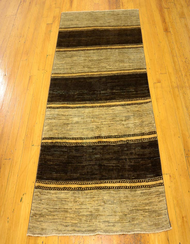 Detail image of  3' 11 x 5' 8  Hand Knotted Modern Ziegler Oriental Rug