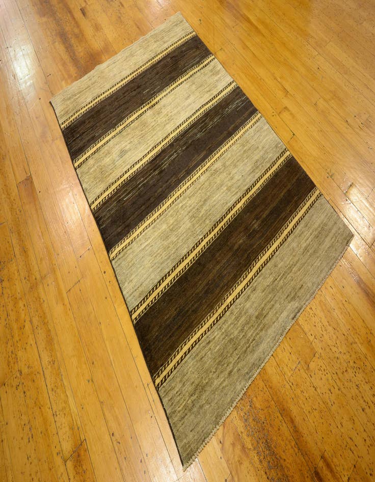 Detail image of  3' 11 x 5' 8  Hand Knotted Modern Ziegler Oriental Rug