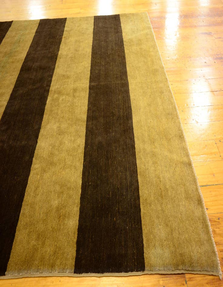 Detail image of  4' 10 x 6' 5  Hand Knotted Modern Ziegler Oriental Rug