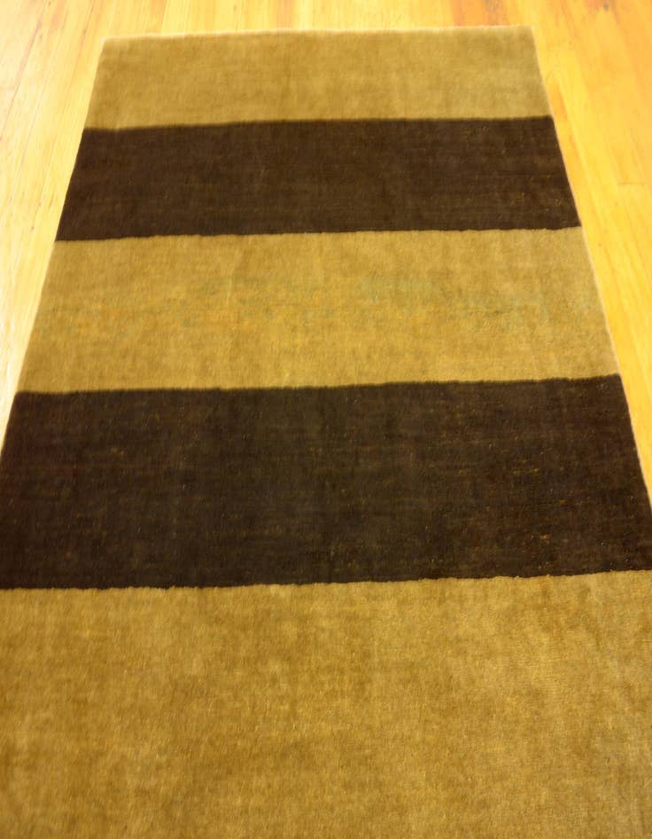 Detail image of  4' 10 x 6' 5  Hand Knotted Modern Ziegler Oriental Rug