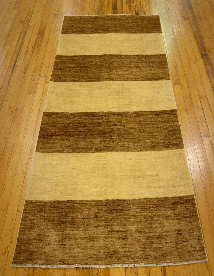 Detail image of  4' 9 x 6' 4  Hand Knotted Modern Ziegler Oriental Rug