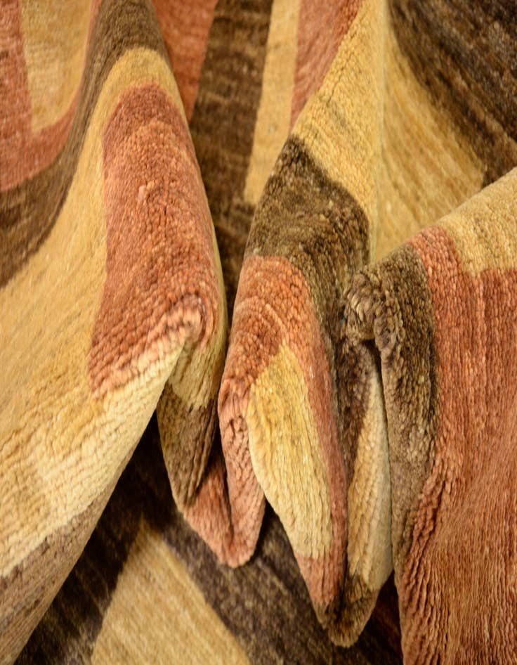 Detail image of  5' x 6' 7  Hand Knotted Modern Ziegler Oriental Rug