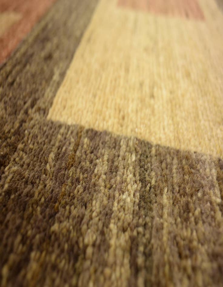 Detail image of  5' x 6' 7  Hand Knotted Modern Ziegler Oriental Rug