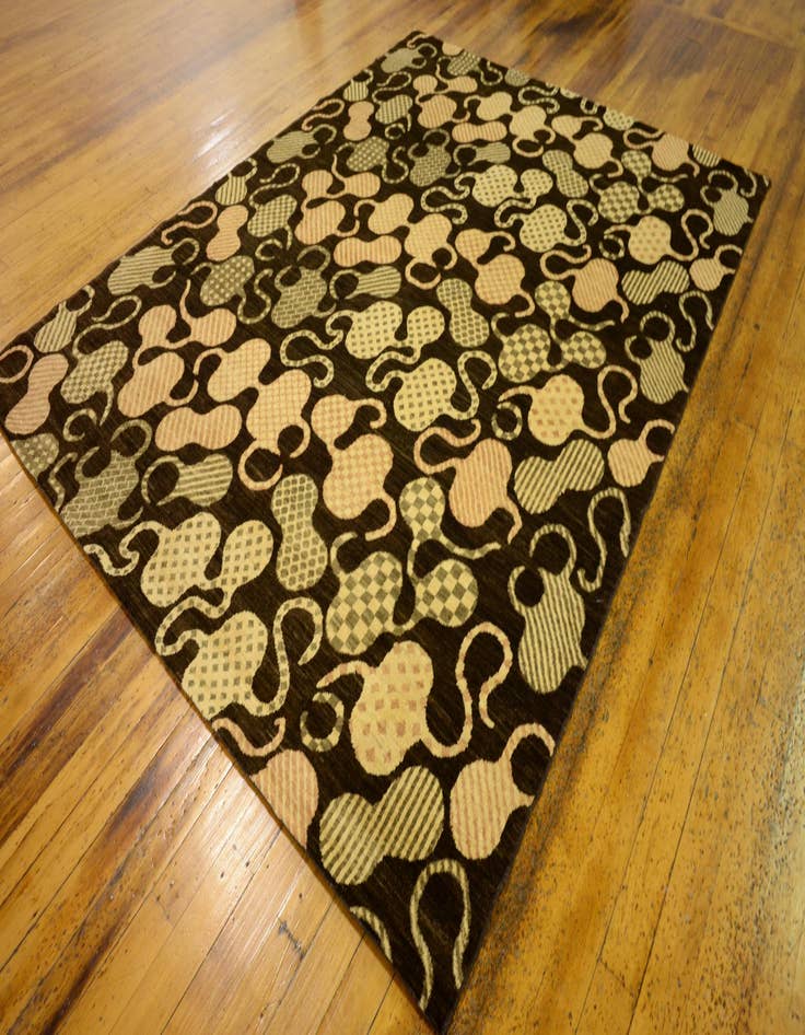 Detail image of  7' 8 x 9' 9  Hand Knotted Modern Ziegler Oriental Rug