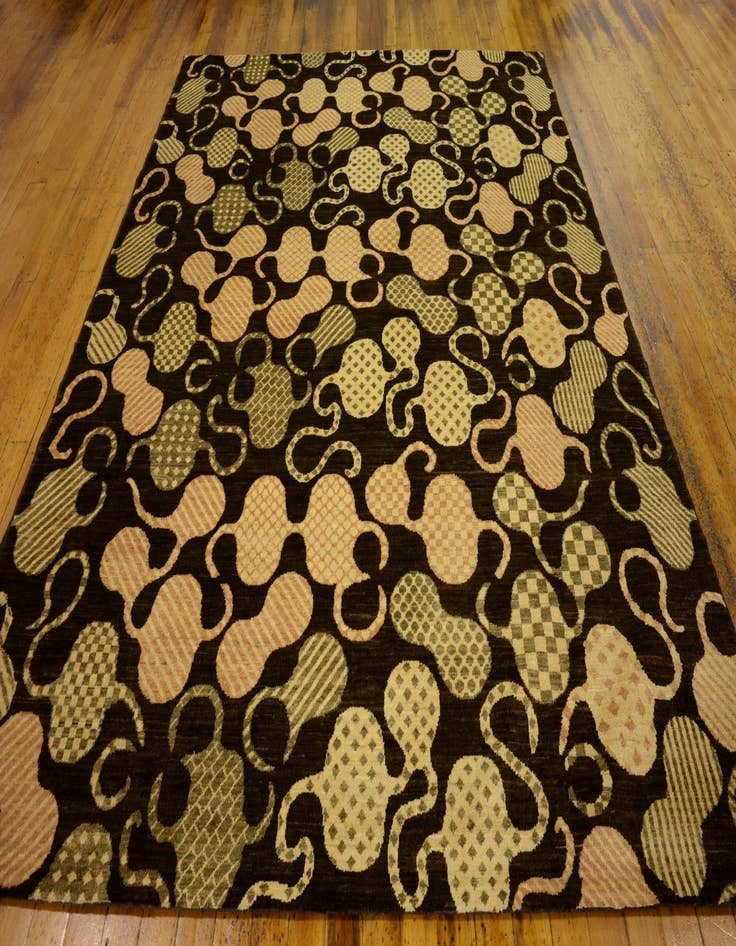 Detail image of  7' 8 x 9' 9  Hand Knotted Modern Ziegler Oriental Rug