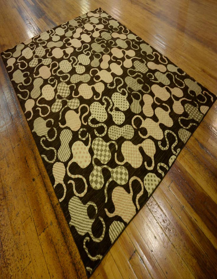 Detail image of  7' 8 x 9' 9  Hand Knotted Modern Ziegler Oriental Rug