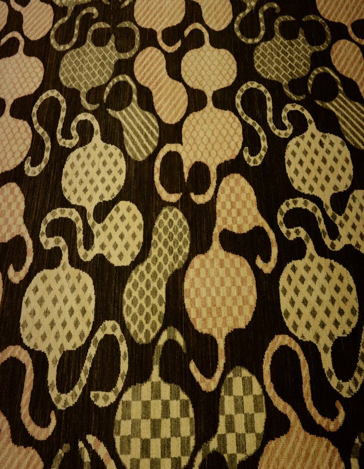 Detail image of  7' 8 x 9' 9  Hand Knotted Modern Ziegler Oriental Rug