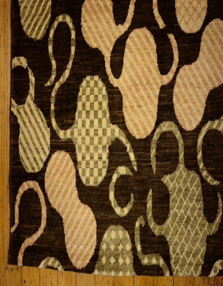 Detail image of  7' 8 x 9' 9  Hand Knotted Modern Ziegler Oriental Rug