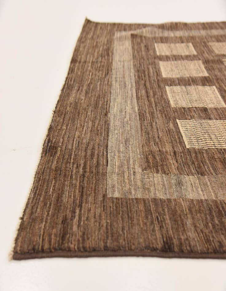 Detail image of  5' 8 x 9' 3  Hand Knotted Modern Ziegler Rug