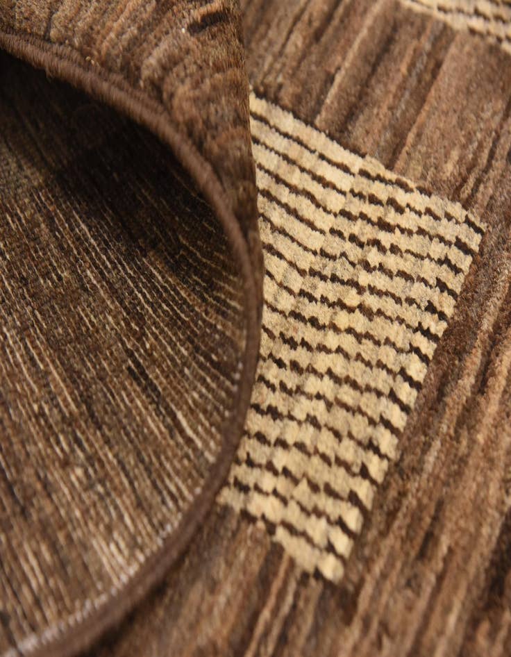 Detail image of  5' 8 x 9' 3  Hand Knotted Modern Ziegler Rug