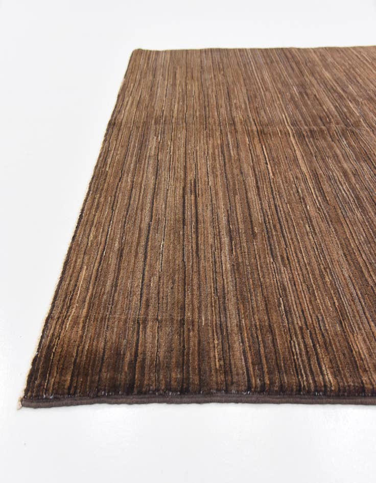 Detail image of  4' 10 x 6' 7  Hand Knotted Modern Ziegler Rug