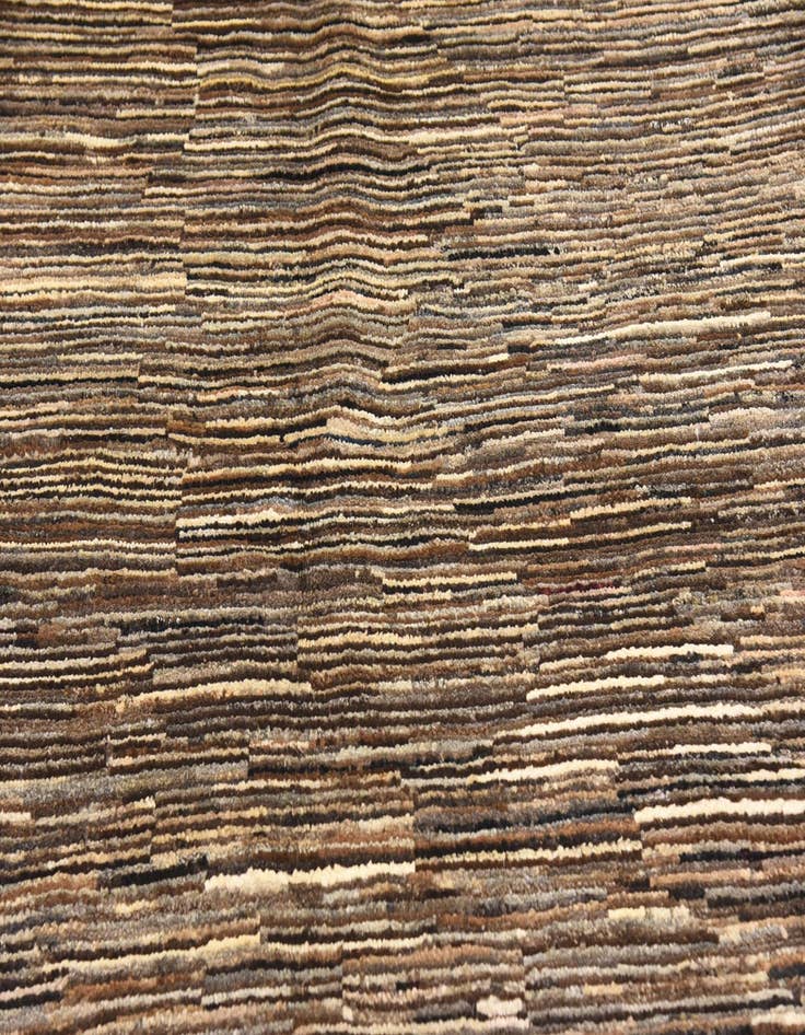 Detail image of  4' 9 x 6' 4  Hand Knotted Modern Ziegler Rug